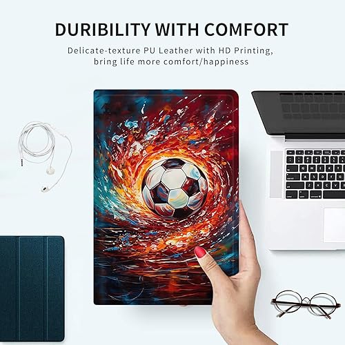 Vista 283 de Funda para Kindle de 6 pulgadas (11.ª generación, versión 2024/2022) delgada de piel sintética, ajustable, multiángulo, Smart Shell con función