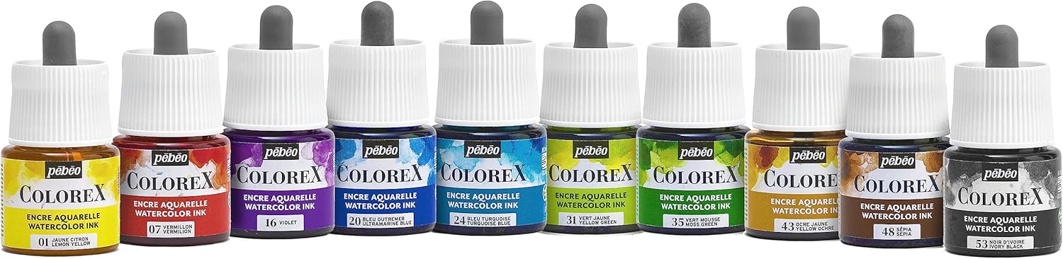 Pebeo Colorex Watercolor Pen, Mulch