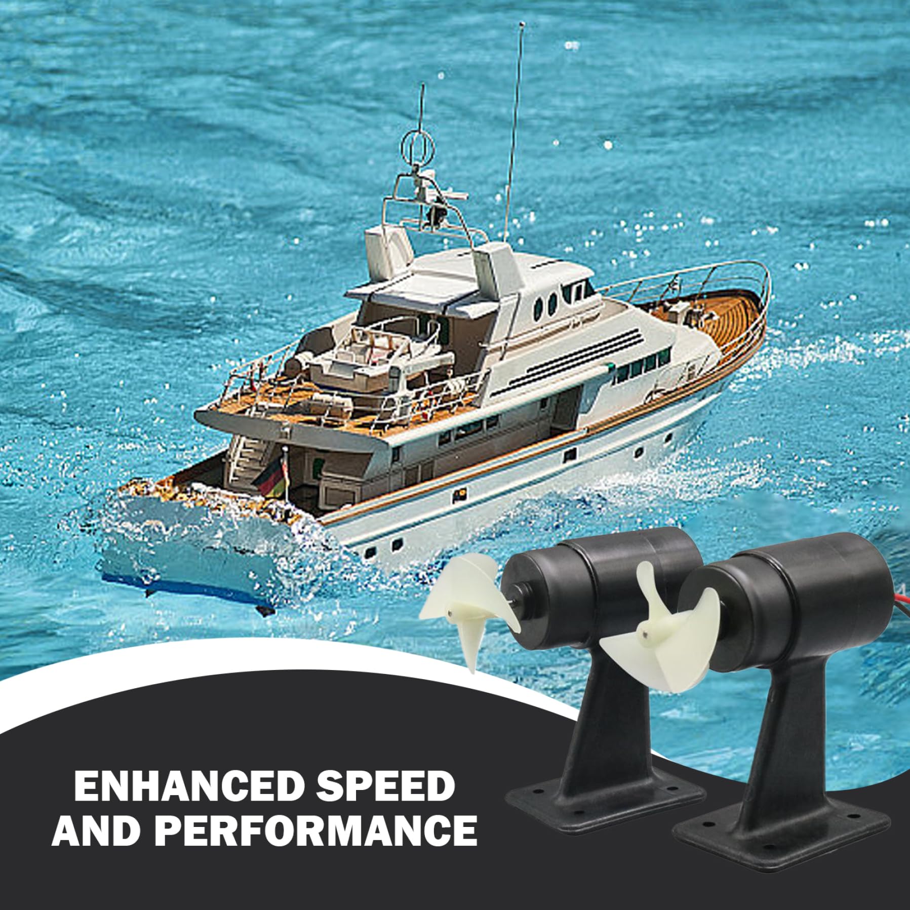 NEUF Propulseur sous-marin 300M Moteur de poussée étanche pour modèle