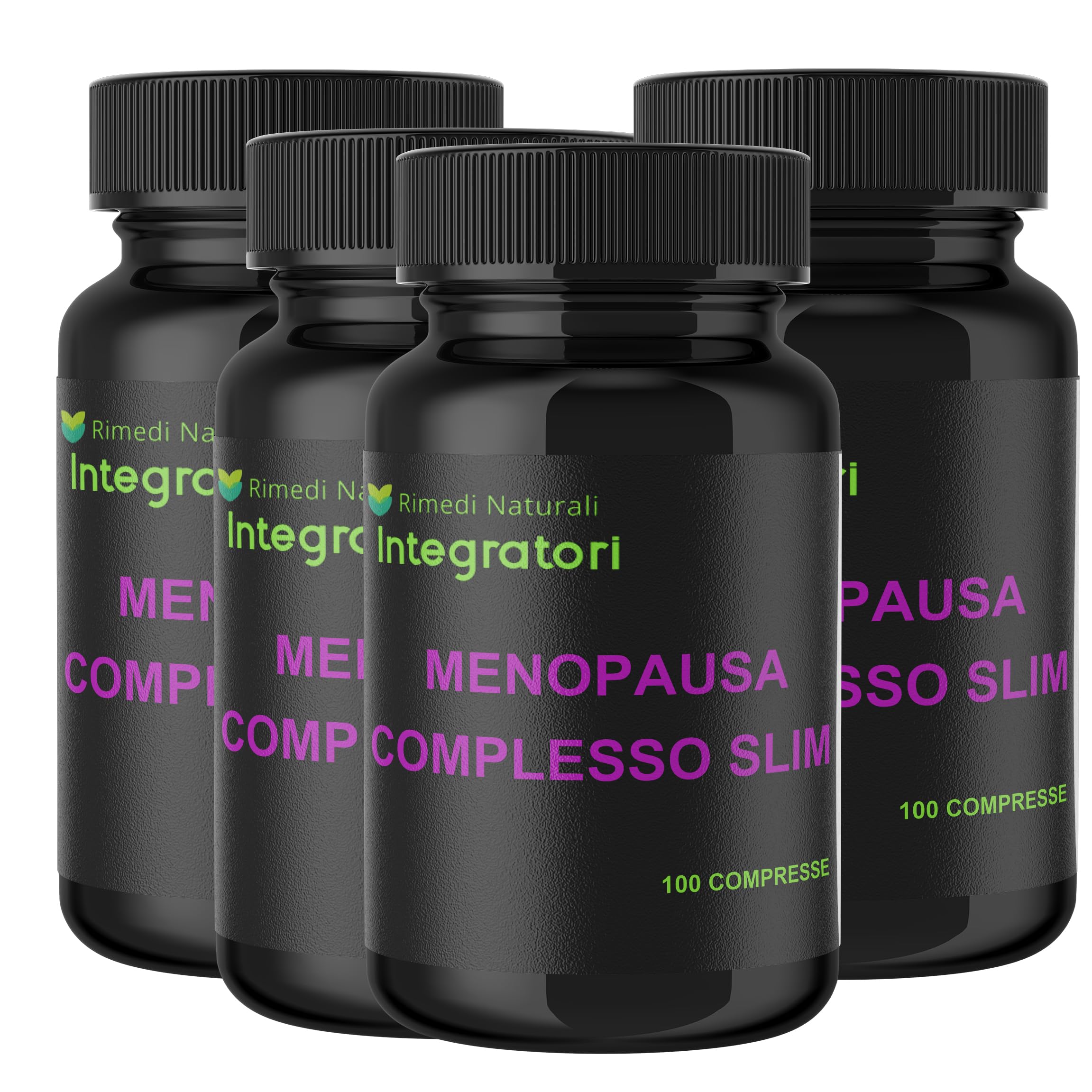 Menopausa Complesso Slim 400 Compresse - Peso Vampate Antiossidante Detox Benessere Mentale - Kudzu Trifoglio Rosso con Isoflavoni, Cimicifuga Moringa Agnocasto Dioscorea Verbena Salvia