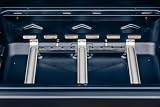 Campingaz Compact 3 L Gas BBQ | Compact barbecue gas grill trolley with 3 aluminized steel burners lid with thermometer, grease tray and 2 fold-down side shelves | 7.5 kW power - 7