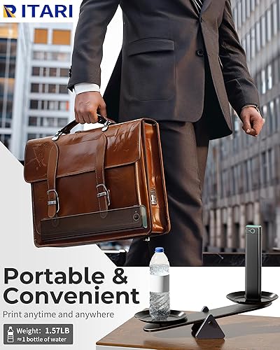 Miniatura 3 de Itari Impresora térmica portátil Bluetooth para tatuajes, impresora compacta M08F para teléfono y laptop, impresoras portátiles inalámbricas para