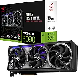 ASUS Placa de vídeo NVIDIA GeForce RTX 5090 32GB GDDR7 PCI Express 5.0 / ROG-ASTRAL-RTX5090-O32G-GAMING