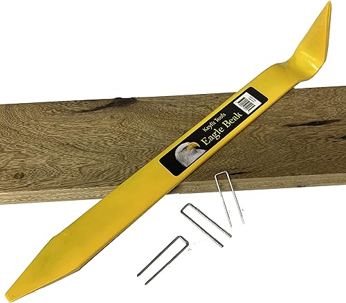 Keyfit Tools Eagle Beak - Extractor de grapas para pisos de madera dura, extractor de revestimiento para grapas de 16, calibre 18 y 2 pulgadas,