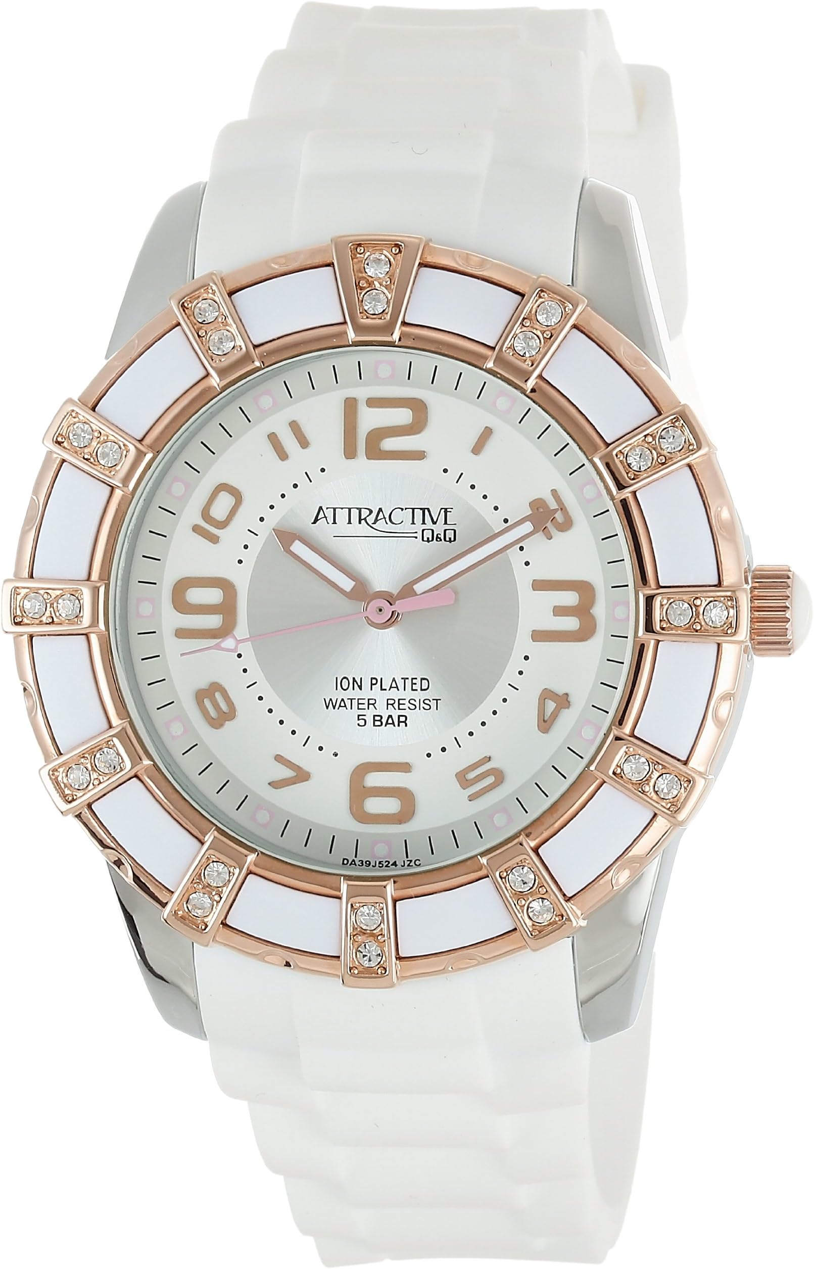 for Women - Analog DA39J524Y Silicone Watch
