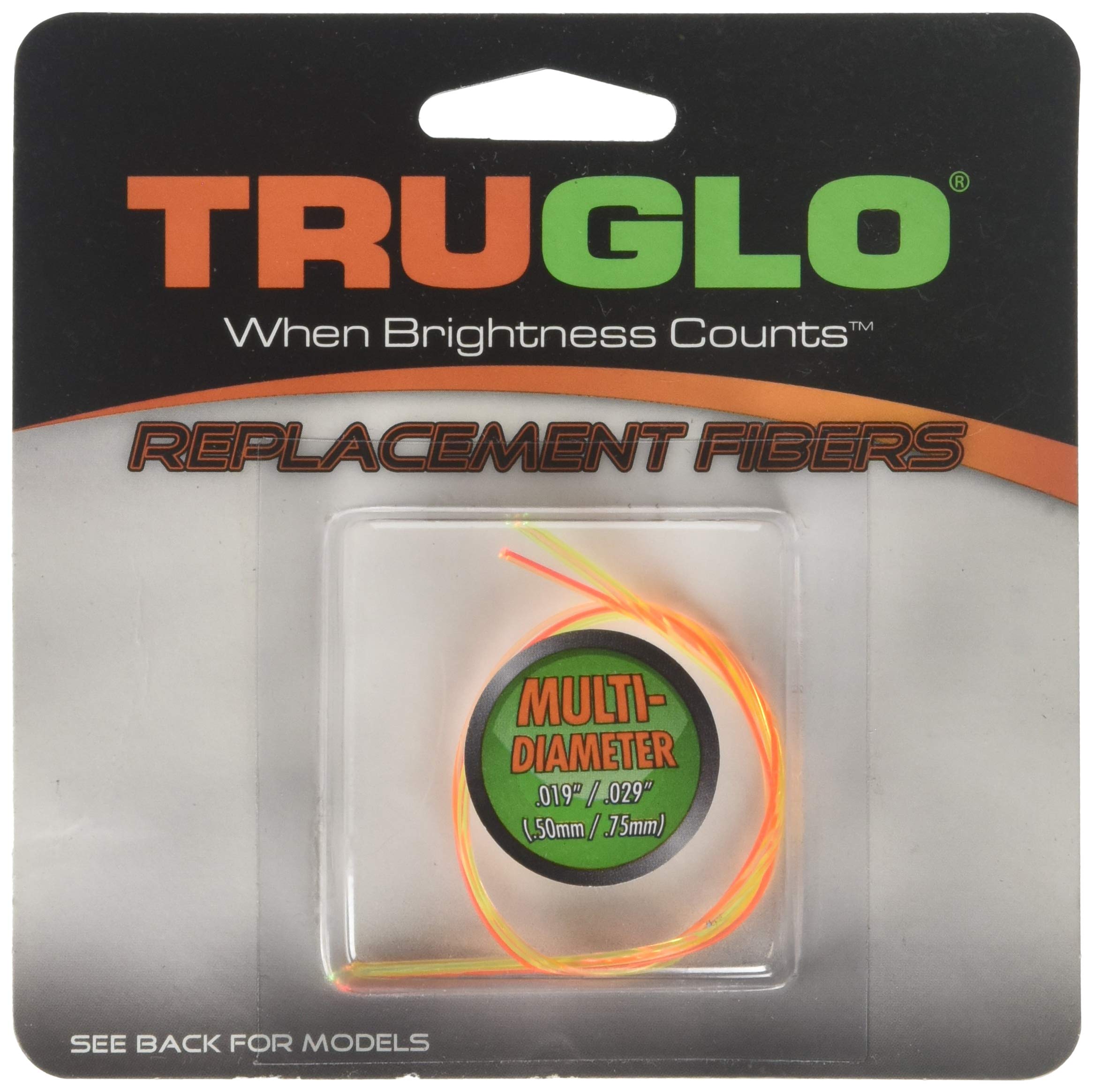 TRUGLO High-Visibility Replacement Fiber Optics for Firearm and Archery Sights - Available in a Variety of Vibrant Colors and Sizes