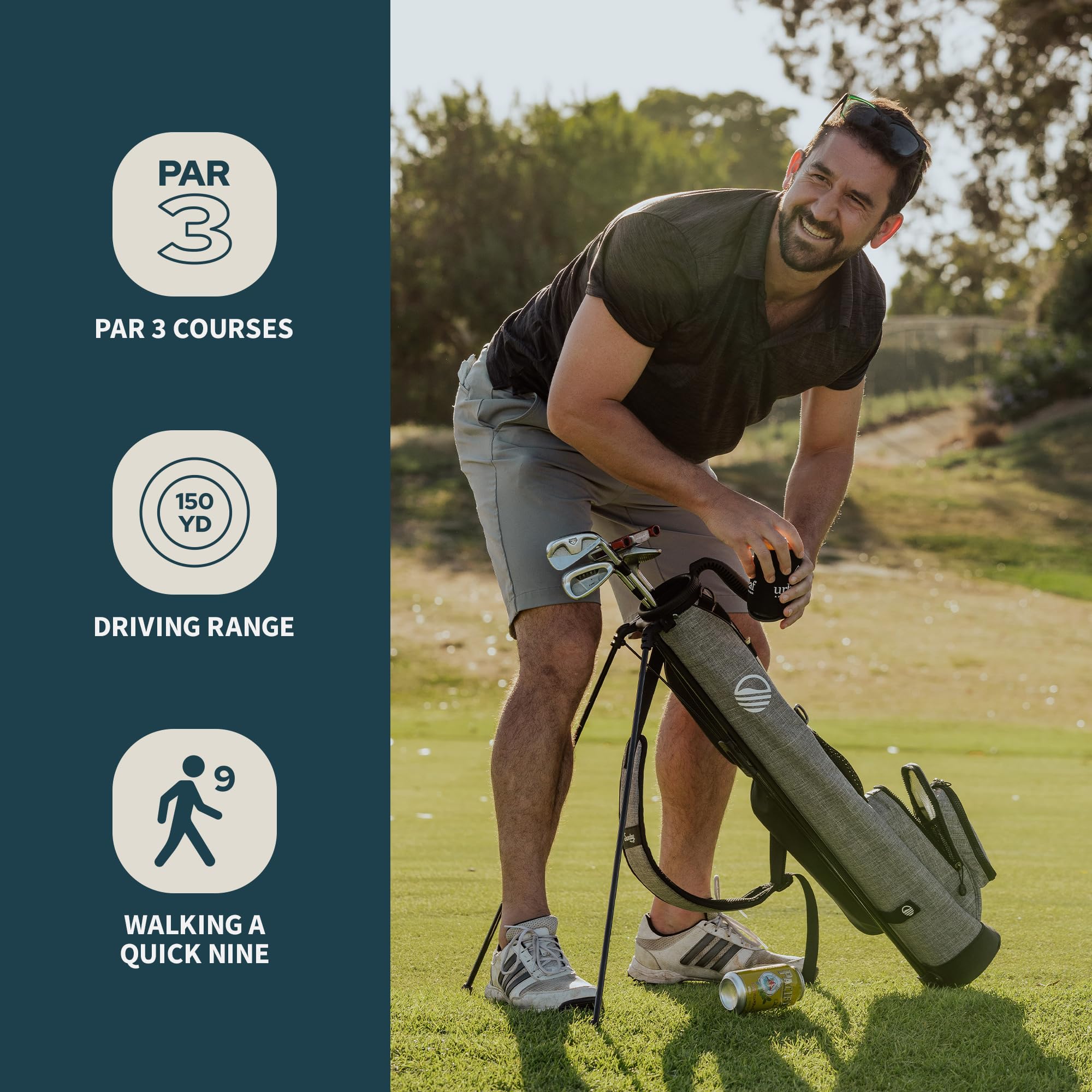Sunday Golf Loma Bag Bolsa Ligera Golf Pitch n Putt 31 Pulgadas