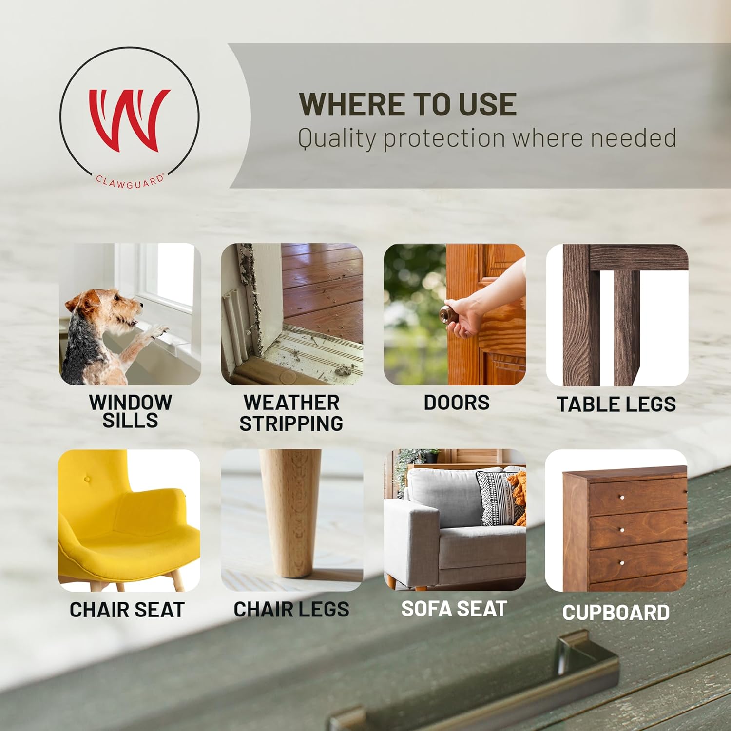 CLAWGUARD Bundle Pack – Dog Scratch Protection Tape Single Sided XL Roll and Cat Training Tape Anti Scratch Deterrent Double Sided XL Roll. Dog & Cat Furniture Protector Pack