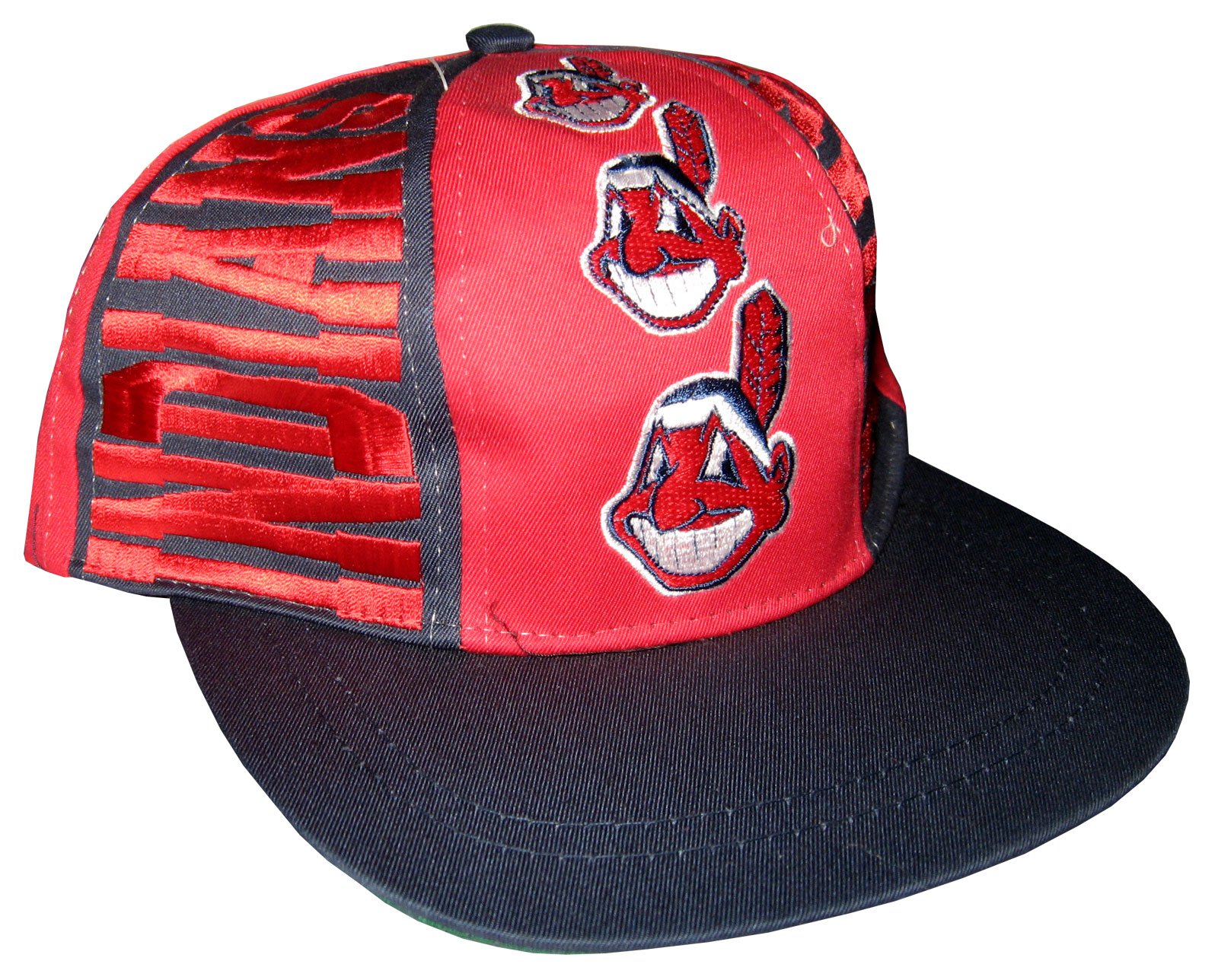 Drew Pearson Snapback Cap Vintage NOS Indians Multicolour