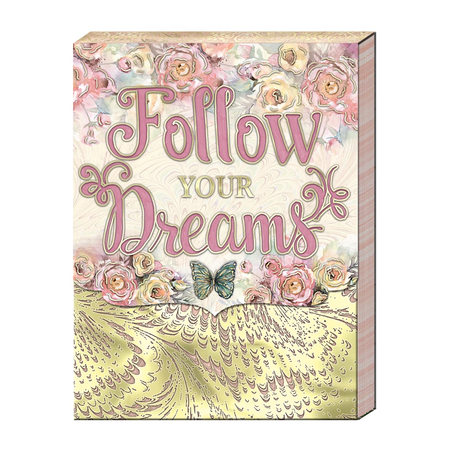 Punch Studio Follow Dreams Note Pad Pocket Follow/Dream