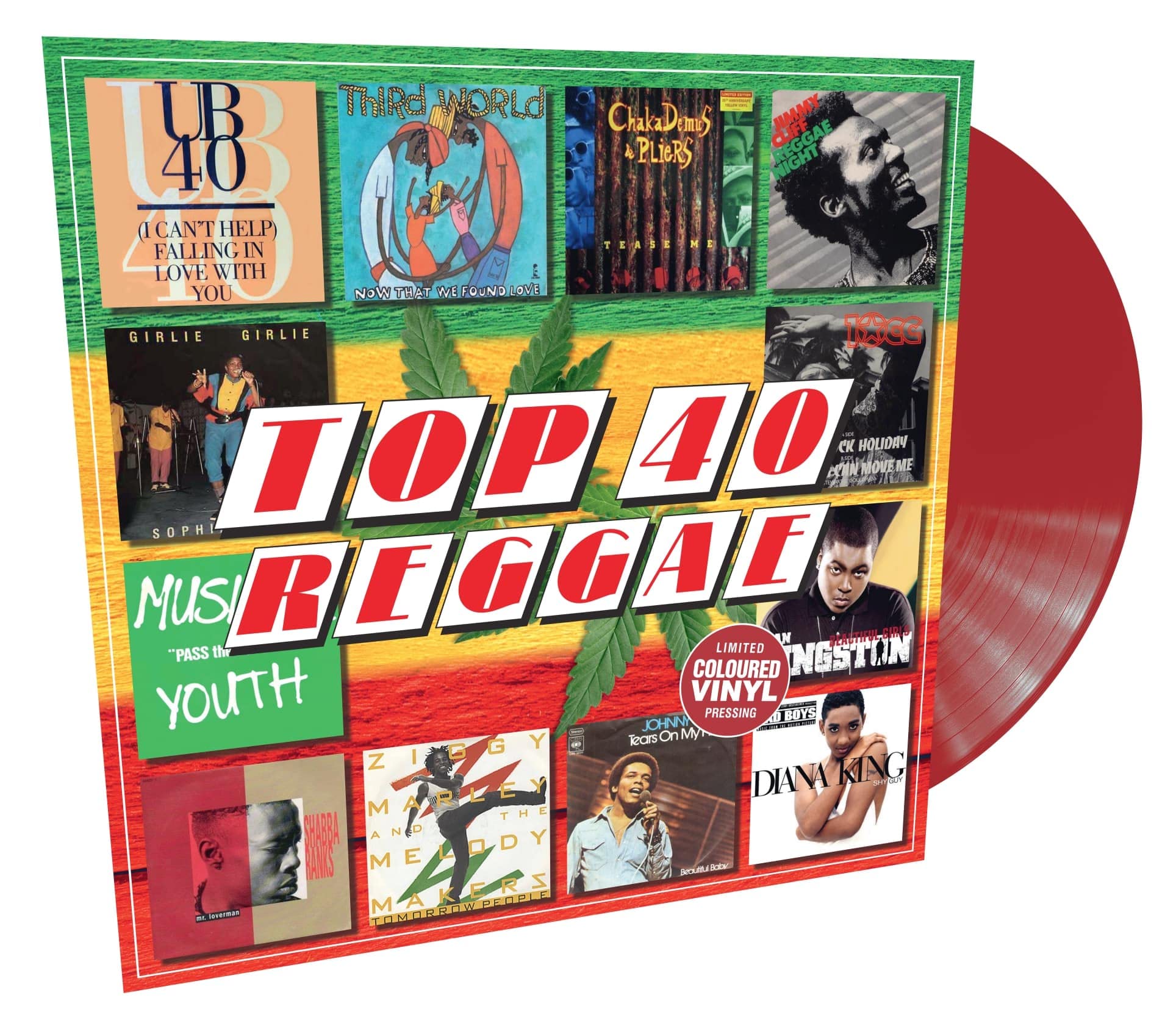 TOP 40 - Reggae (coloured) [VINYL]