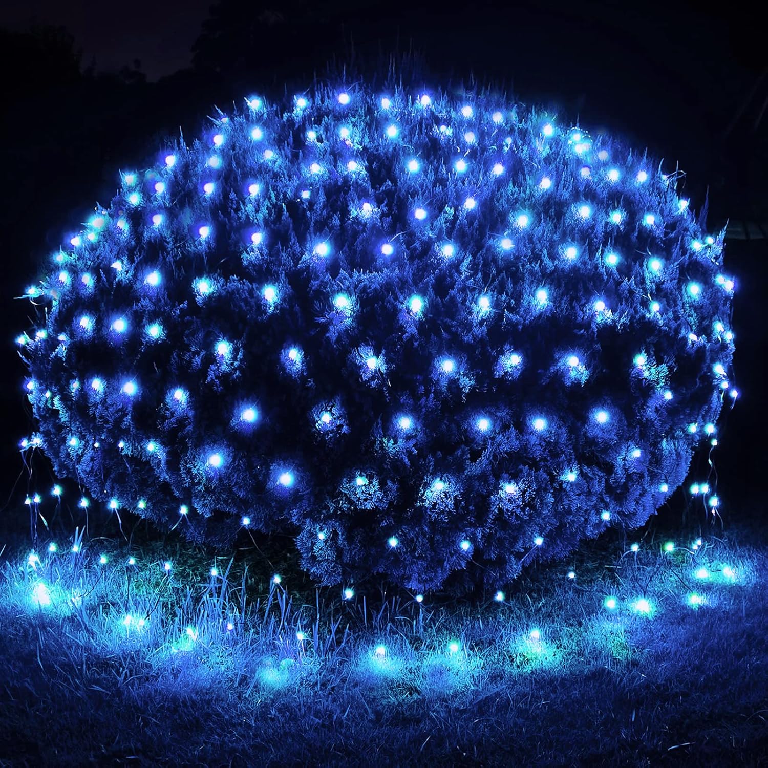 OYCBUZO 300LED Blue Net Lights,14.8ftx5ft 8 Modes