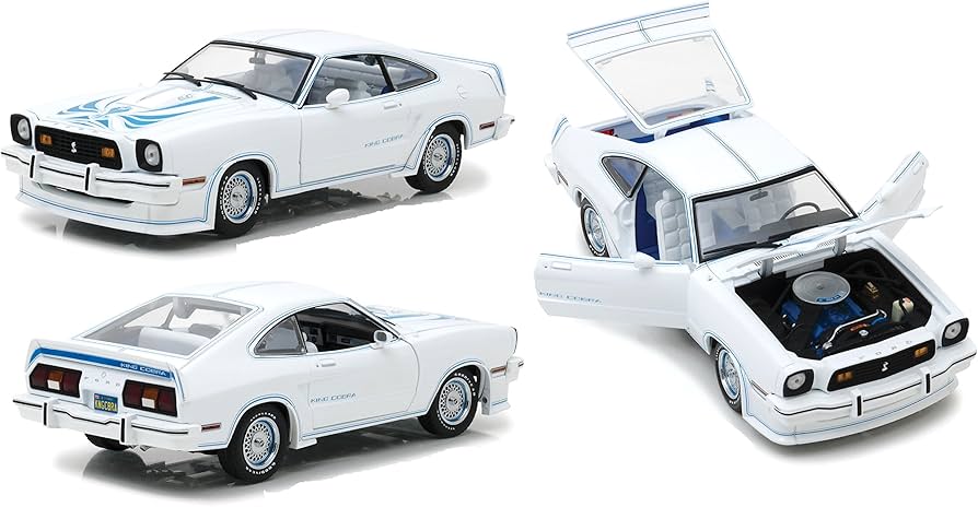 1/18　GREENLIGHT　1978　マスタング　コブラ2　COBRA　黒 1/18 Ford Mustang II King Cobra (1978) black by Greenlight