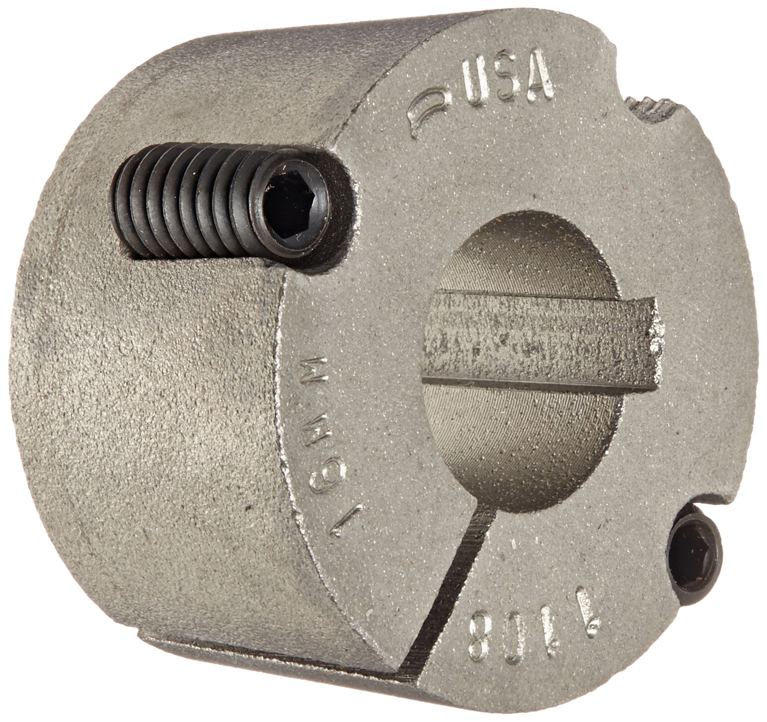 Martin 1108 16MM Taper Bushing, Sintered Steel, Metric, 16 mm Bore, 38.37 mm OD, 22.22 mm Length