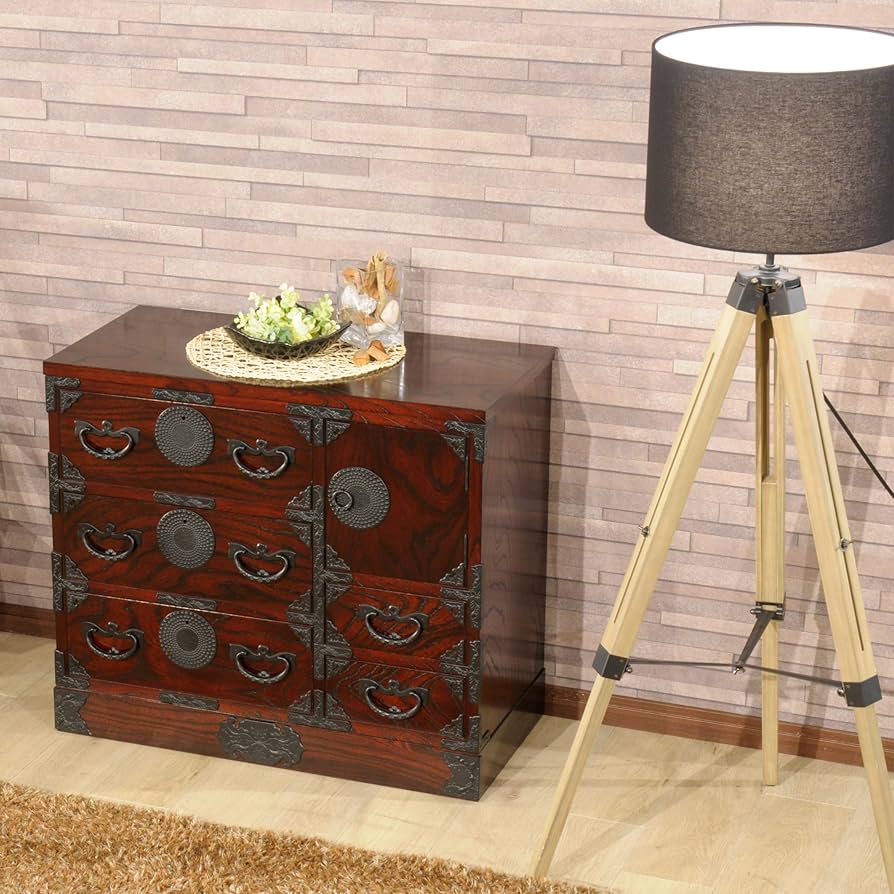 週末セール　岩谷堂箪笥　美品 Amazon｜岩谷堂箪笥 北星7号 漆塗り 80x40x70｜チェスト・タンス