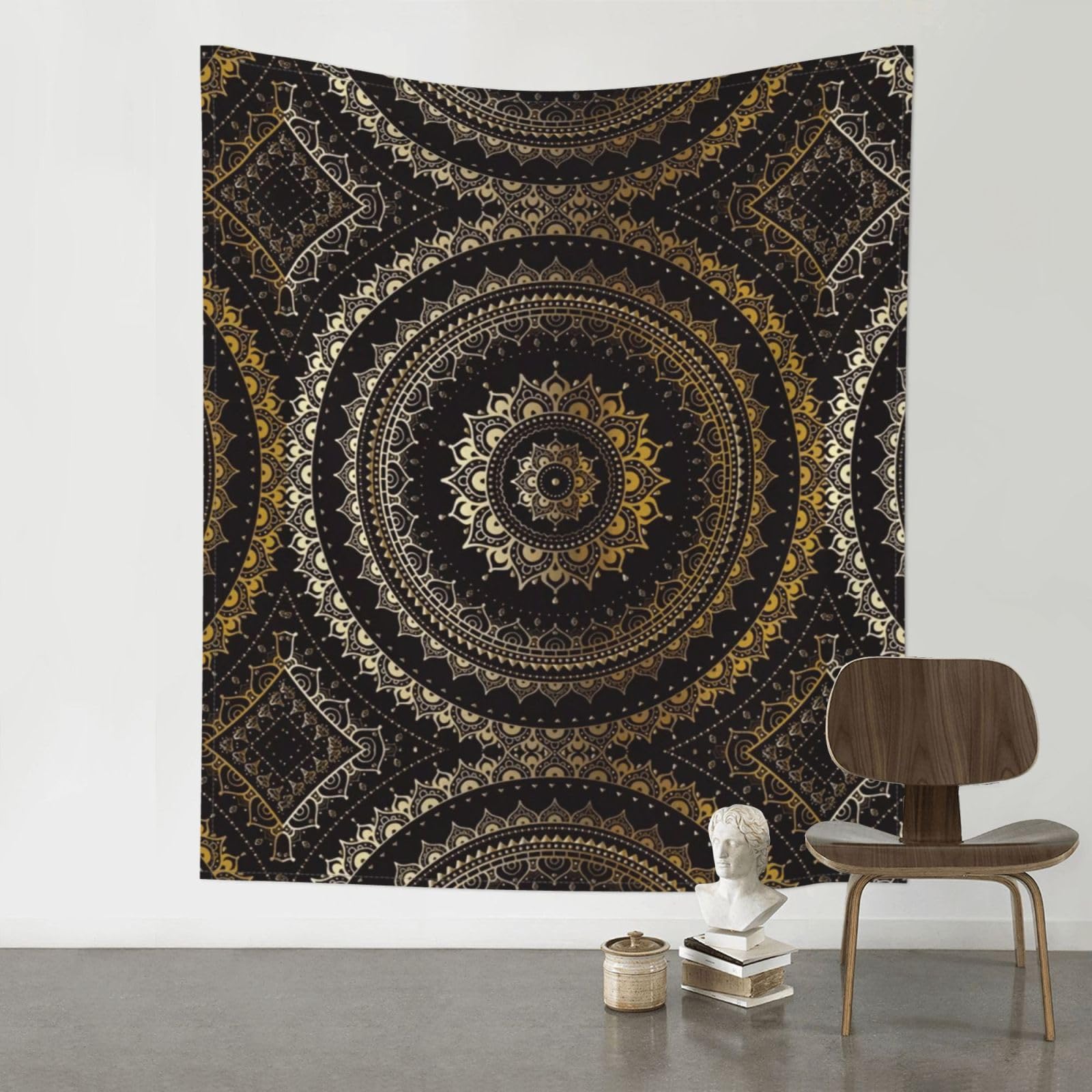YYHWHJDE Circle Prints Wall Tapestry 60x51in - High-Grade Polyester Throw for Dorm Room Decor, Beach Blankets & Home Accent