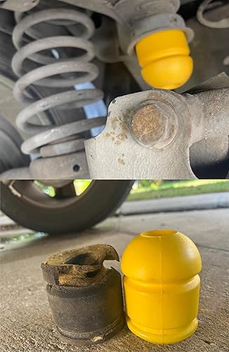 Miniatura 4 de Topes de Rebote Traseros, Amortiguadores de Rebote del Eje Trasero Compatibles con Dodge 2009-2010 Ram 1500, 2011-2020 Ram 1500 (Paquete de 2)