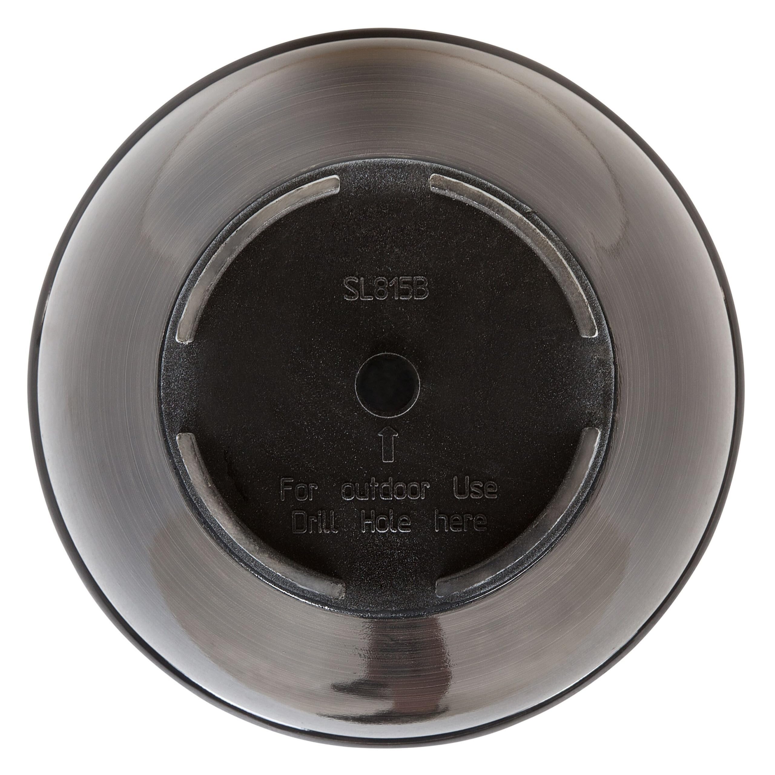 Beliani Grand Cache-Pot Rond Marron, Diamètre 44 cm en Mélange de Fibres au Design Moderne Idéal pour Intérieur et Extérieur