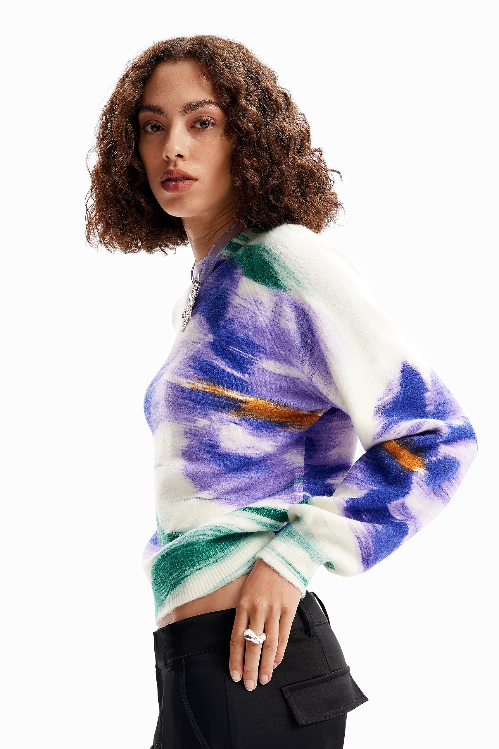 Desigualwomens Pullover_ebro Polo Sweater