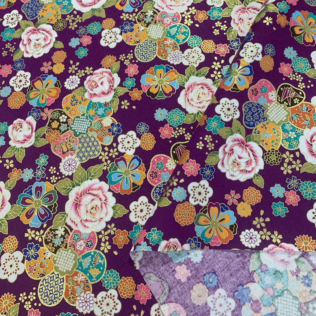 Jukway Cotton Fabric by The Metre, 100x145 cm, 100% Cotton Fabrics - Image 3