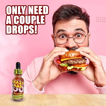 Premium Gourmet Crazy Hot Sauce - Ultimate Hottest Hot Sauce Gift - Try if you dare!