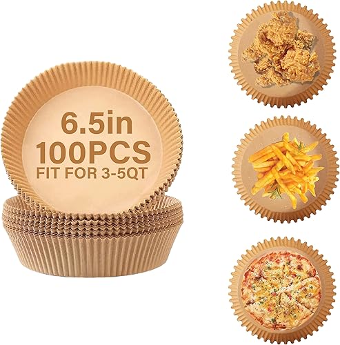 Forros para freidora de aire, 100 forros de papel desechables antiadherentes para freidora de aire para microondas, a prueba de agua, a prueba de disponible en Yaxa Venezuela