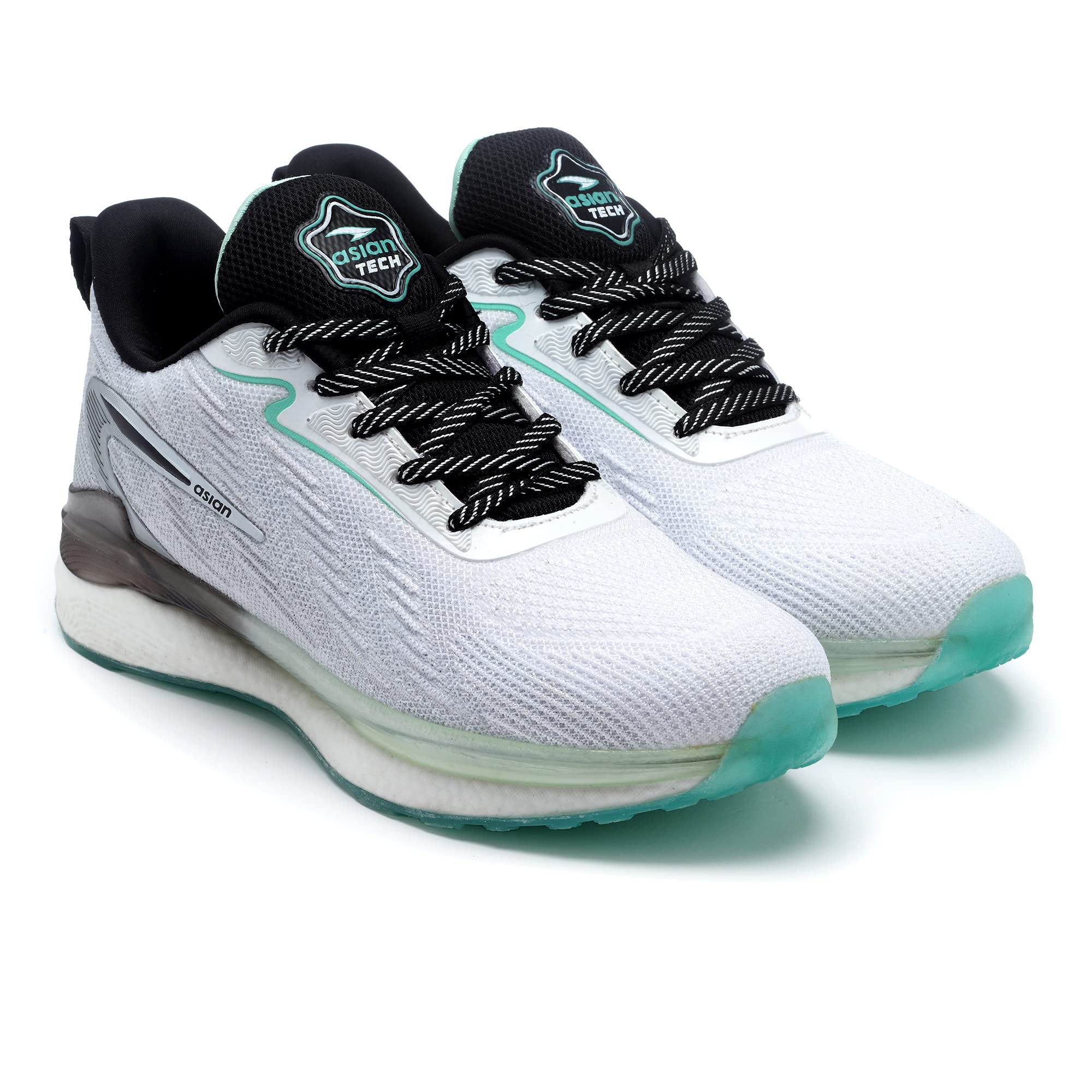 ASIAN Mens ULTRACORE-01 Sports Running,Walking,Gym Shoes with Ultra Bounce,Hyper Spring Cushion Technology Lightweight Phylon Sole with Memory Foam Insole Casual Sneaker Shoes for Mens White Black (B0C5JQJ2BZ) Amazon Price History, Amazon Price Tracker