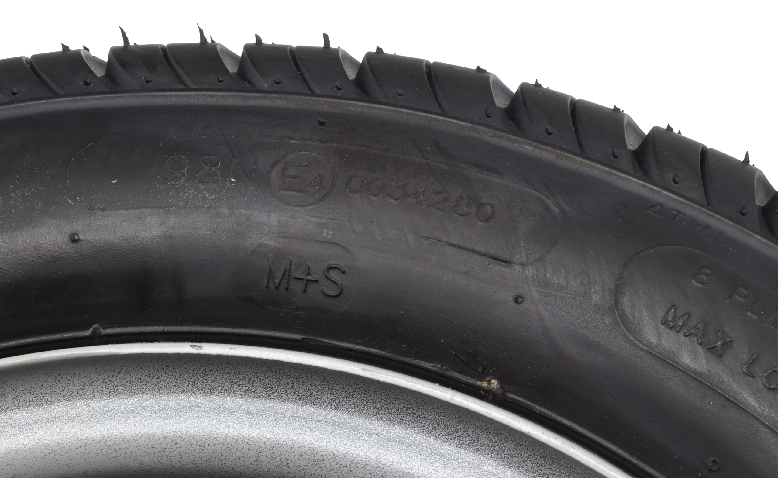 Komplettrad 195/50 B 10 98N Felge Stahl 18x8.0-10