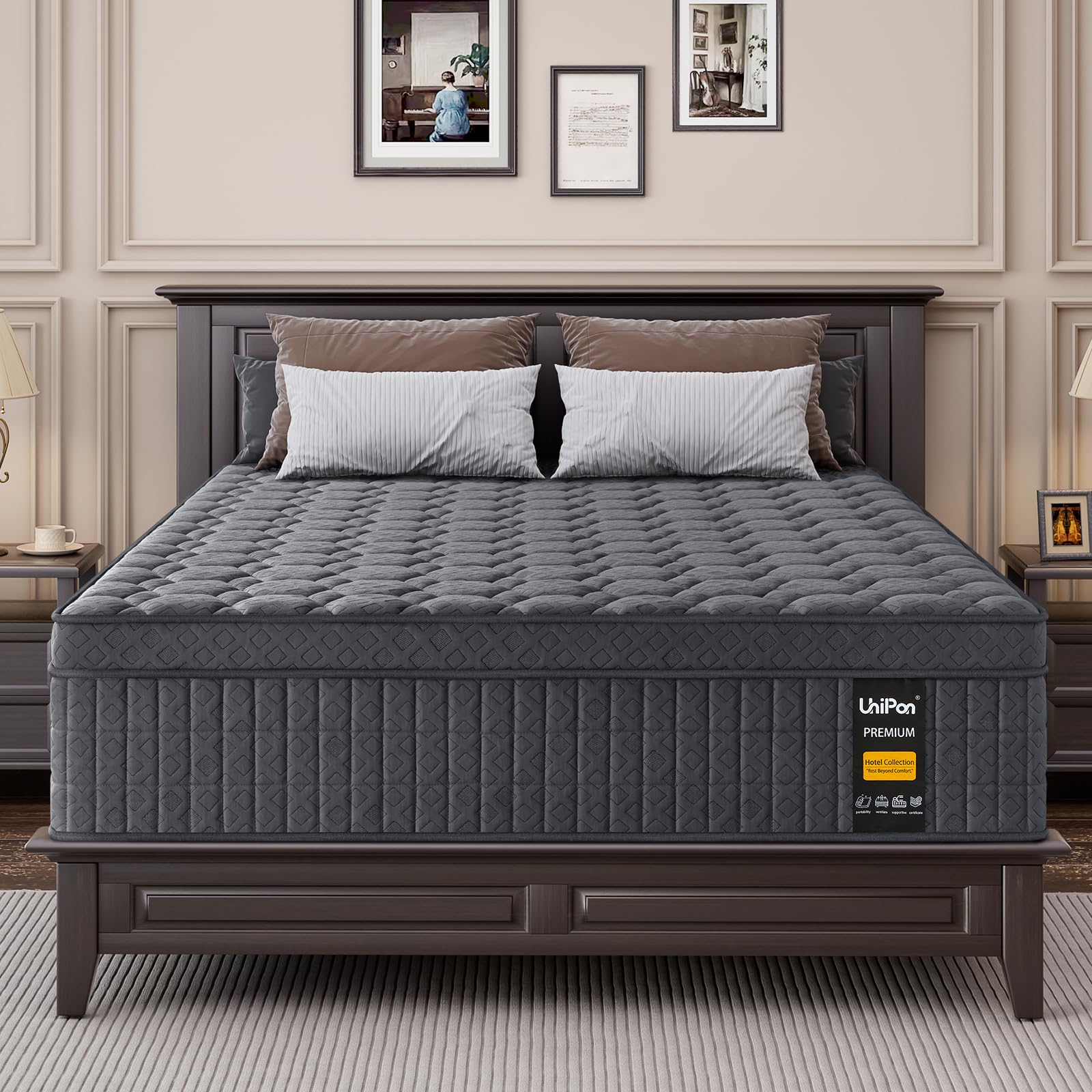 10 Inch Firm King Mattress UniPon