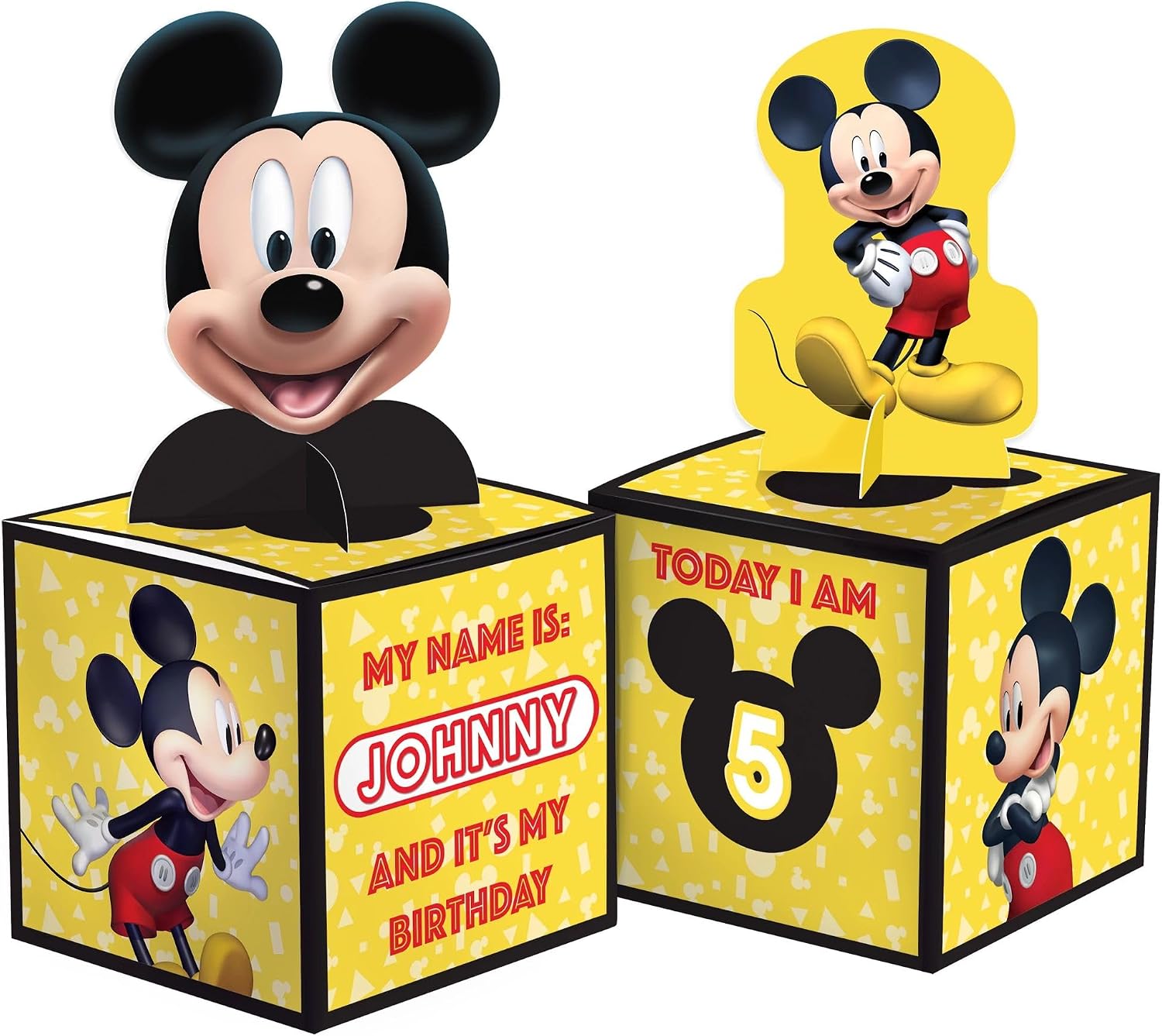 amscan Minnie Mouse Party Table Centerpiece- 8" | Pink | Pack of 6