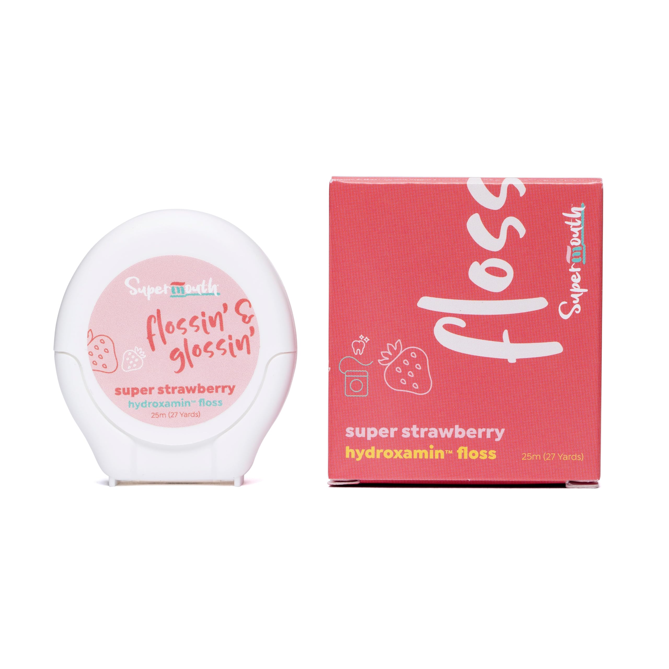 Fluoride-Free Floss – Patented Expanding Floss Removes 40% More Plaque, Nano-Hydroxyapatite, Vitamins D3 & K2, Xylitol, No Forever Chemicals, Strengthens Enamel & Gums – 4 Flavor Options