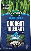 Scotts Drought Tolerant Grass Seed Mix - Tall Fescue & Kentucky Bluegrass, 4 lb Covers 2,000 sq ft Overseeding