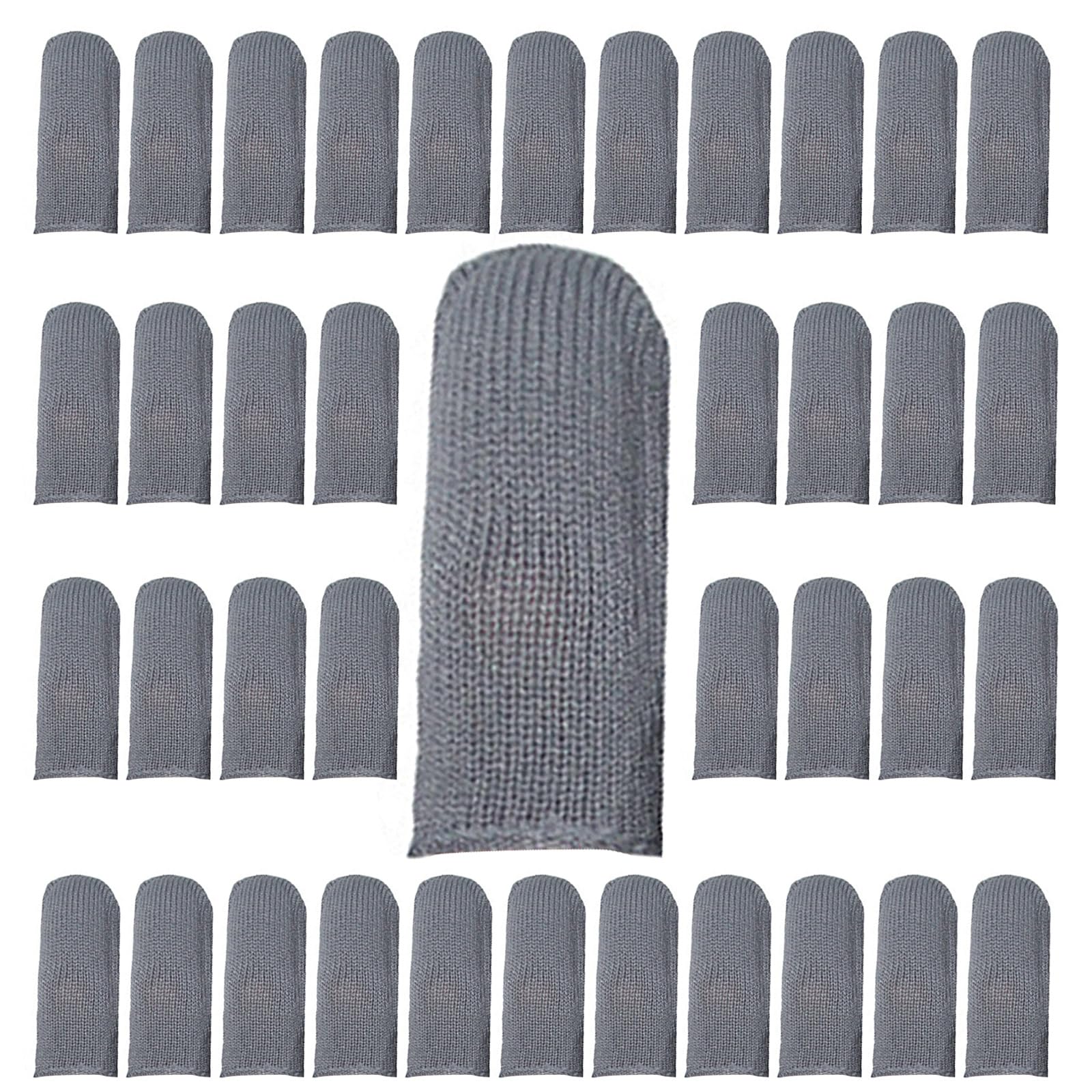Thin Nylon Finger Protectors Reinforced Weaving Technology Odorless Construction Ergonomic Shape Suitable for Laboratory Mechanics Finger Guards