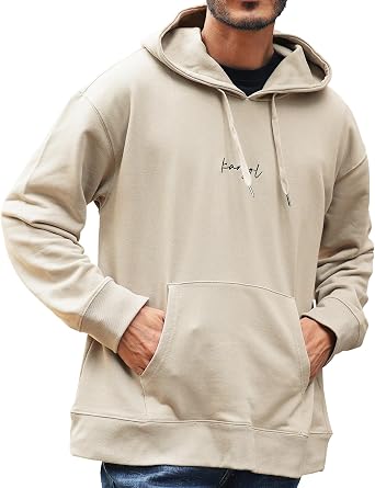 KANGOL Separate Order Ribbed Hoodie | Mens, Womens, Unisex Pullover Hoodie, Sweatshirt, Long Sleeve, Hooded, Oversized, Loose, Big Silhouette, Single Accent Design, Brand Logo, Autumn/Winter/Spring