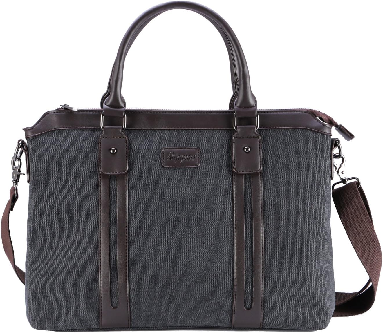 Business Canvas Shoulder Bag large Handbag British Style Briefcase Laptop Bag
