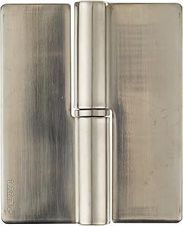 Sugatsune HNH-100CR Weld On Lift Off Hinge, Stainless Steel 304, Mirror Finish, Right Handedness, 4mm Leaf Thickness, 82mm Open Width, 16mm Pin Diameter