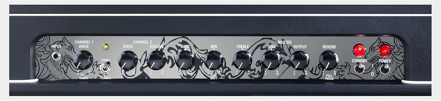 Laney GH50R Guitar Amplifier Head Detailed Front Panel Controls