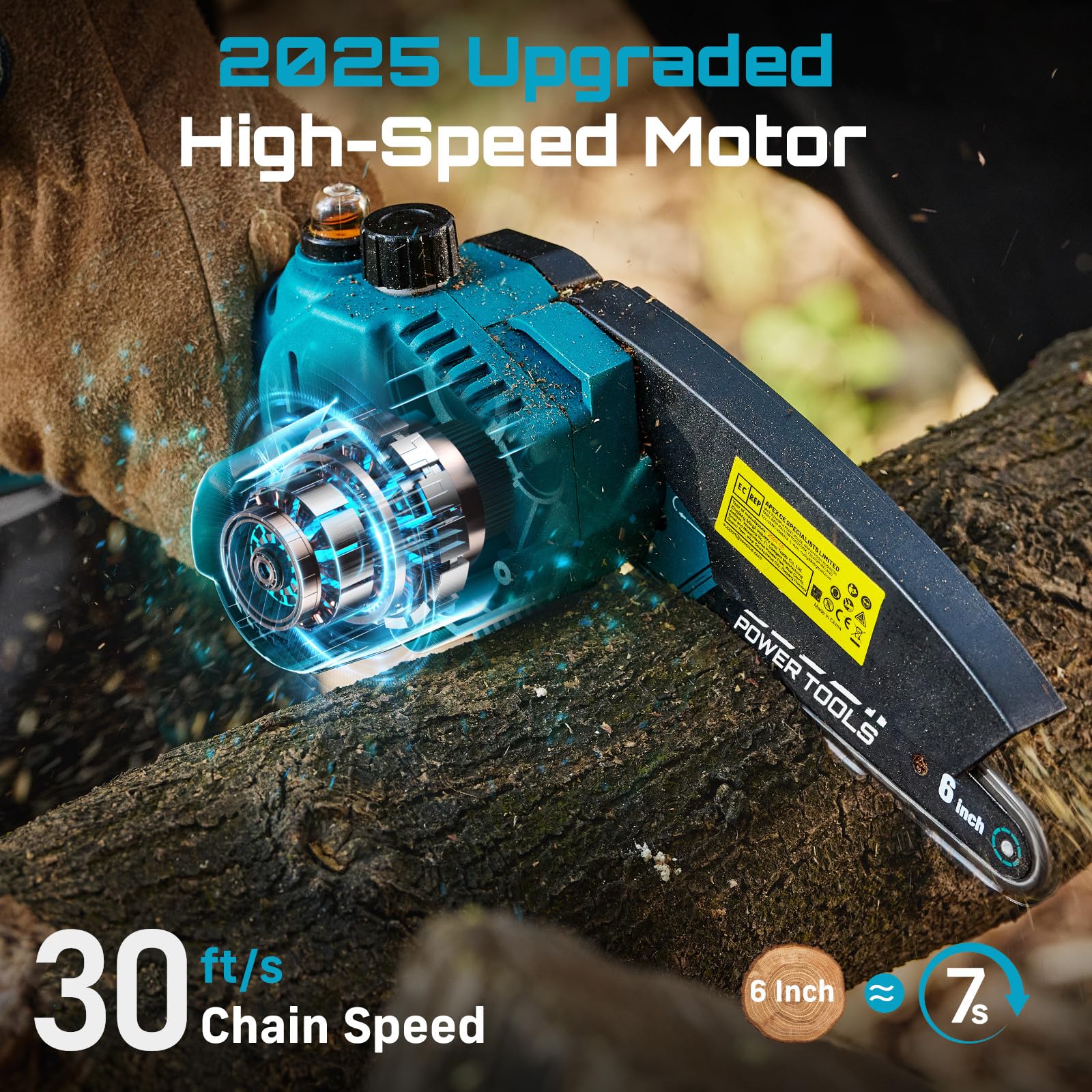 Seesii Mini Chain Saw - Compact & Powerful -2