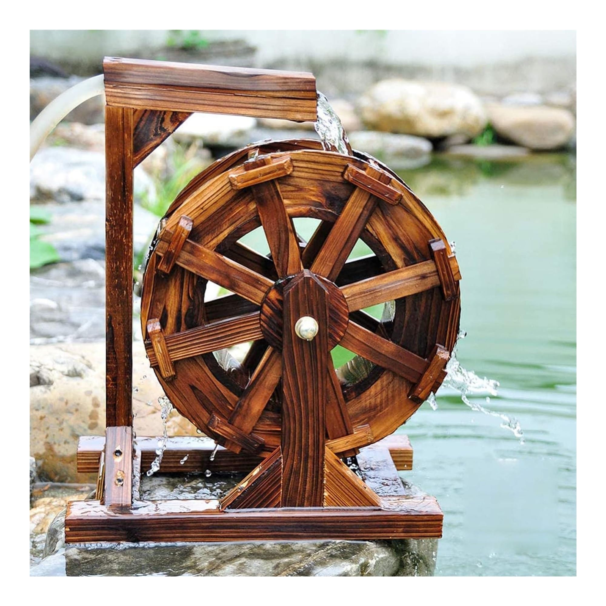 洋楽 WATERS (WATERWHEEL NO#) Amazon.com : Retro Waterwheel Fountain,Wooden Water Wheels for