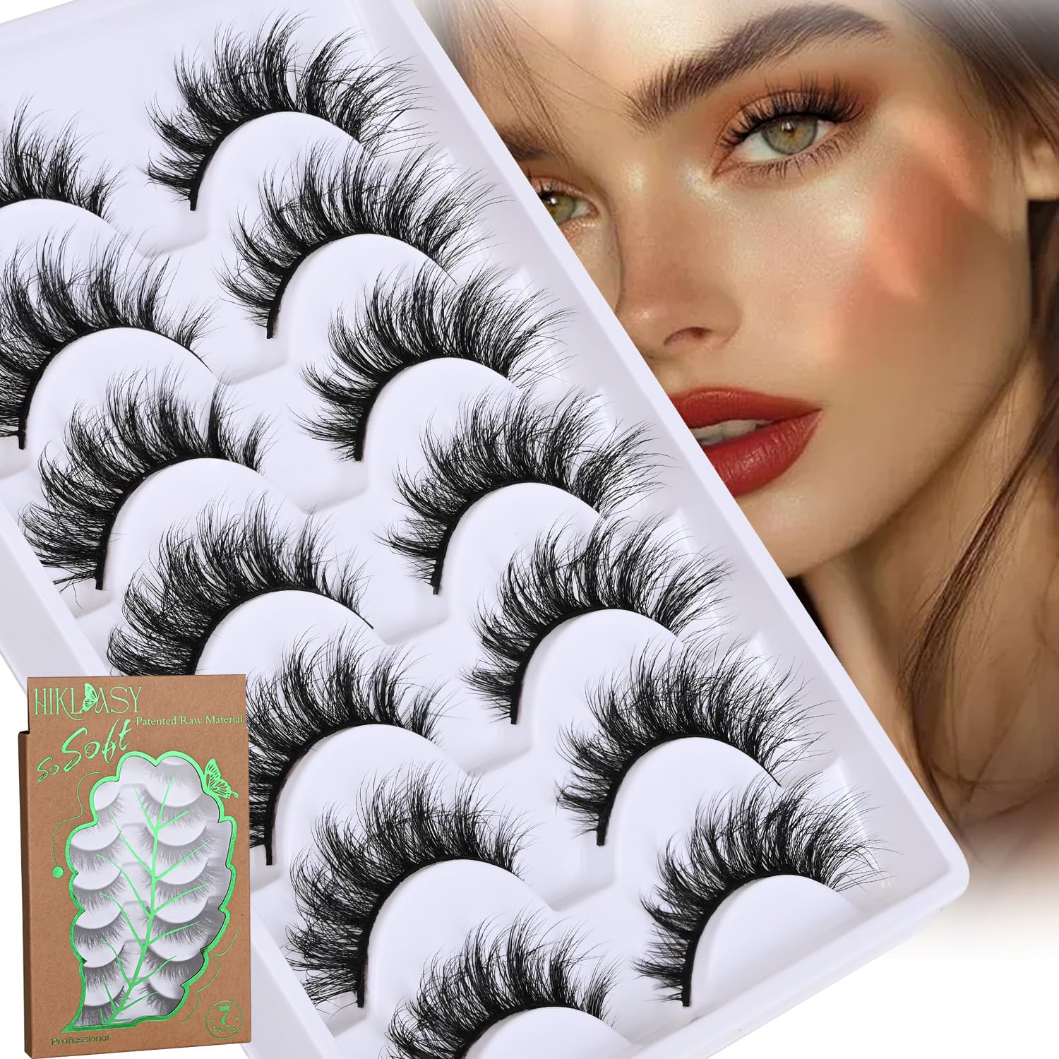 SinuVelve Manga Lashes 14mm Wispy Fake Eyelashes Super Soft Natural Lash Strips For Everyday False Lashes Cat Eye