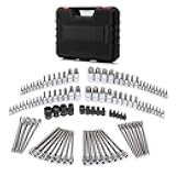 MIXPOWER 107 Piece 1/4 Inch, 3/8 Inch & 1/2 Inch Drive Bit Socket Set, Torx/Extra Long Torx/Tamper Proof/Hex/Ball End Hex, SAE & Metric Bit Set,S2 Steel Bits