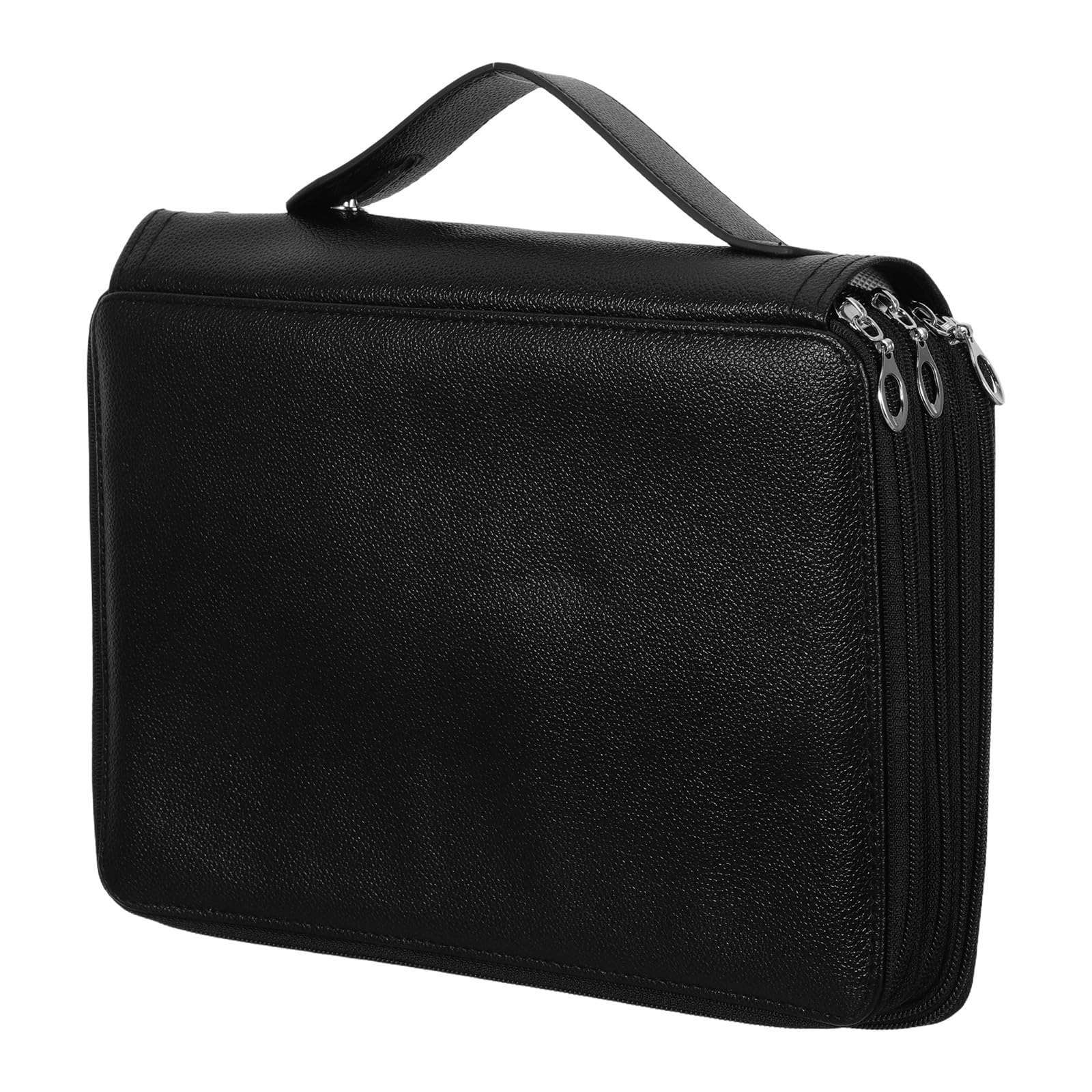 Amosfun Astuccio Portamatite Struttura a 4 Strati con Cerniera, Tessuto Oxford Resistente Grande Capacità con 200 Scomparti e Design Elegante per Scuola e Sessioni Artistiche