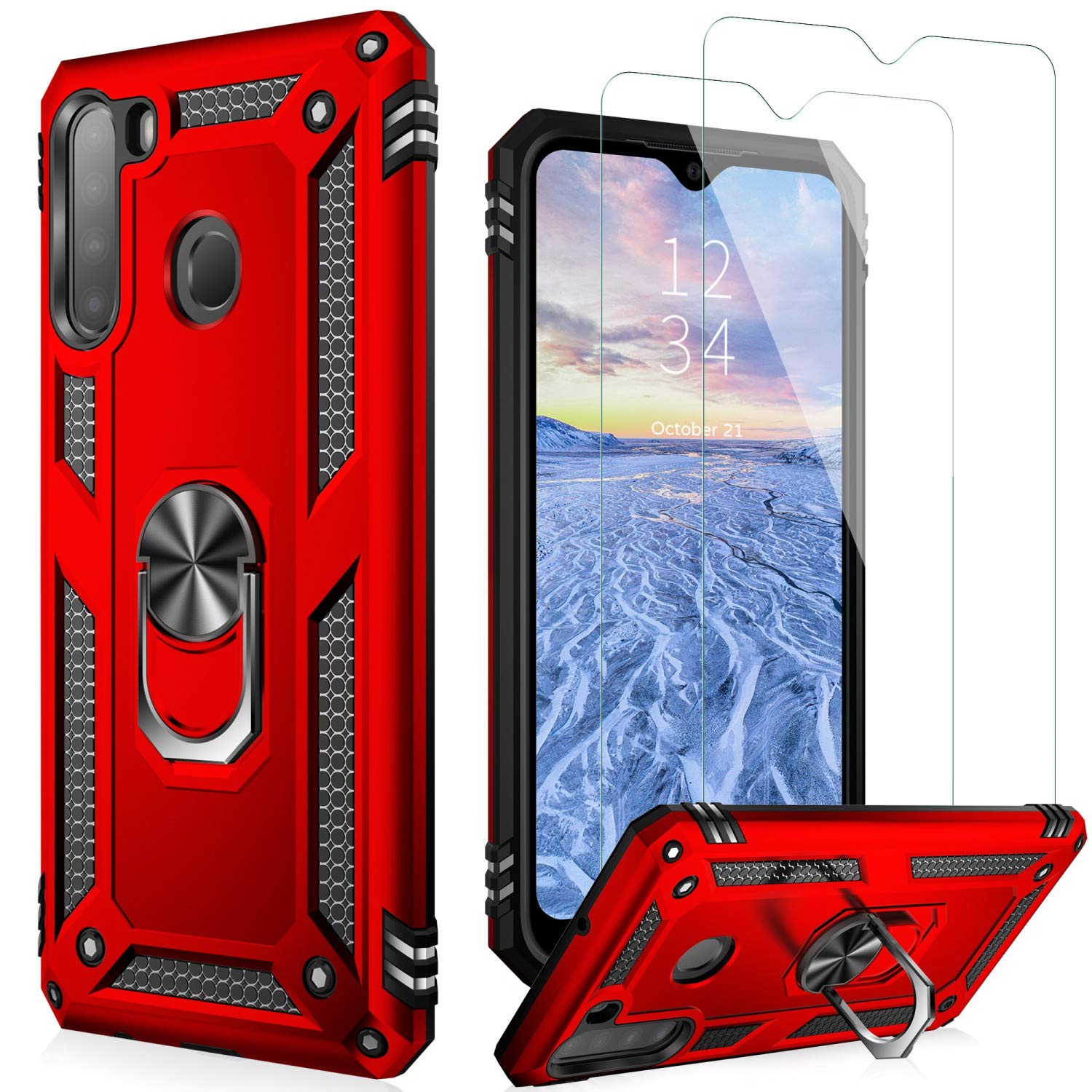 Lumarke Galaxy A21 Case Pass 16ft Drop D Military Grade