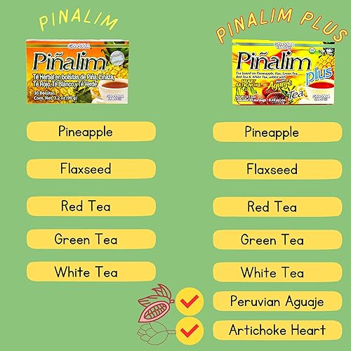 Miniatura 3 de Té Pinalim Plus mejorado con aguaje peruano y corazón de alcachofa la fórmula Original de Pinalim Mas Aguaje y Corazon de Alcachofa Mas Fuerte