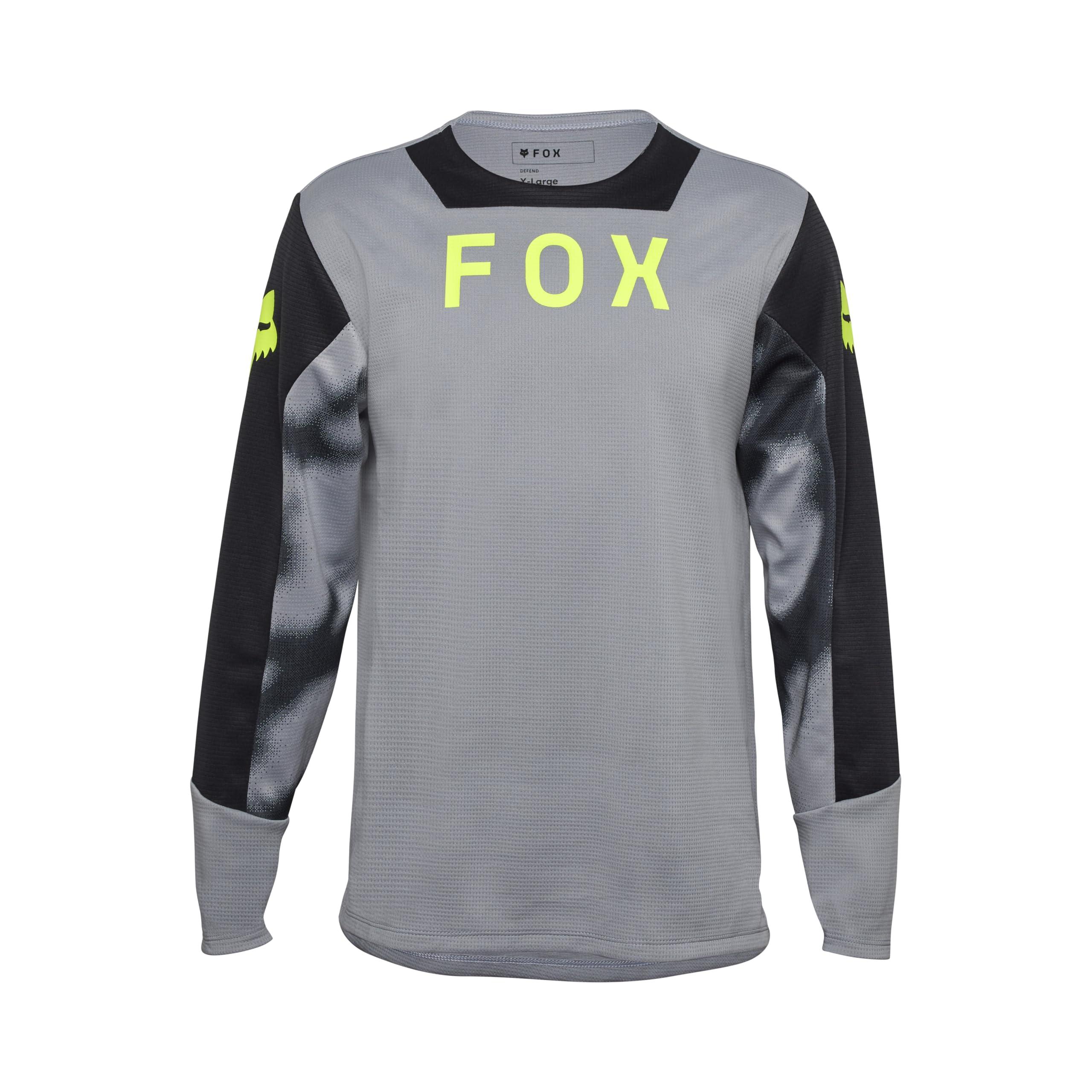 Maglia Ciclismo Manica Lunga Fox Junior Defend Taunt Steel Grey YL