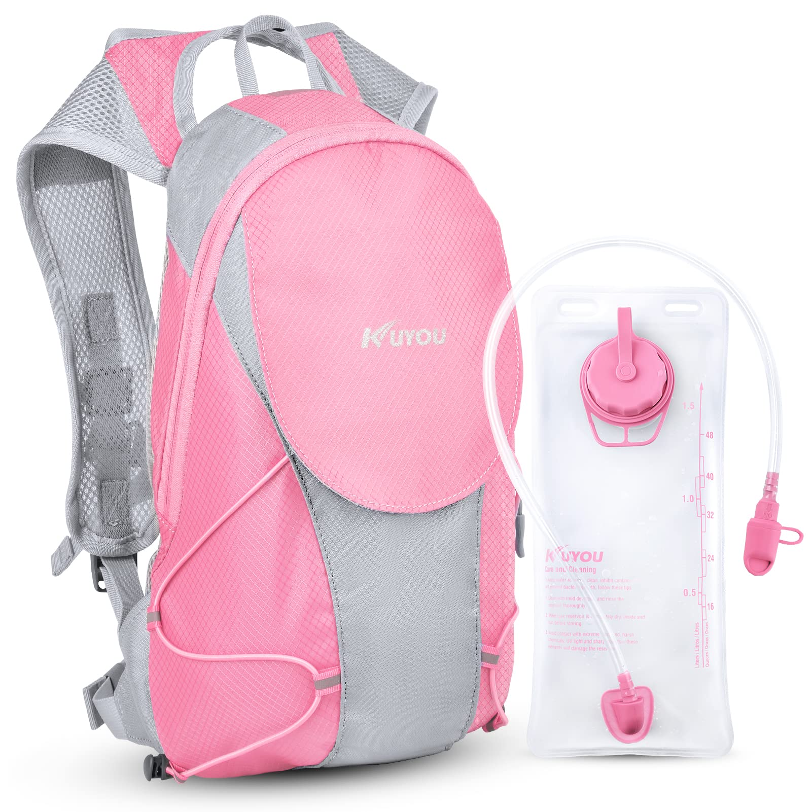 KUYOU Hydration Pack for Kids Hydration Water Backpack with 1.5L