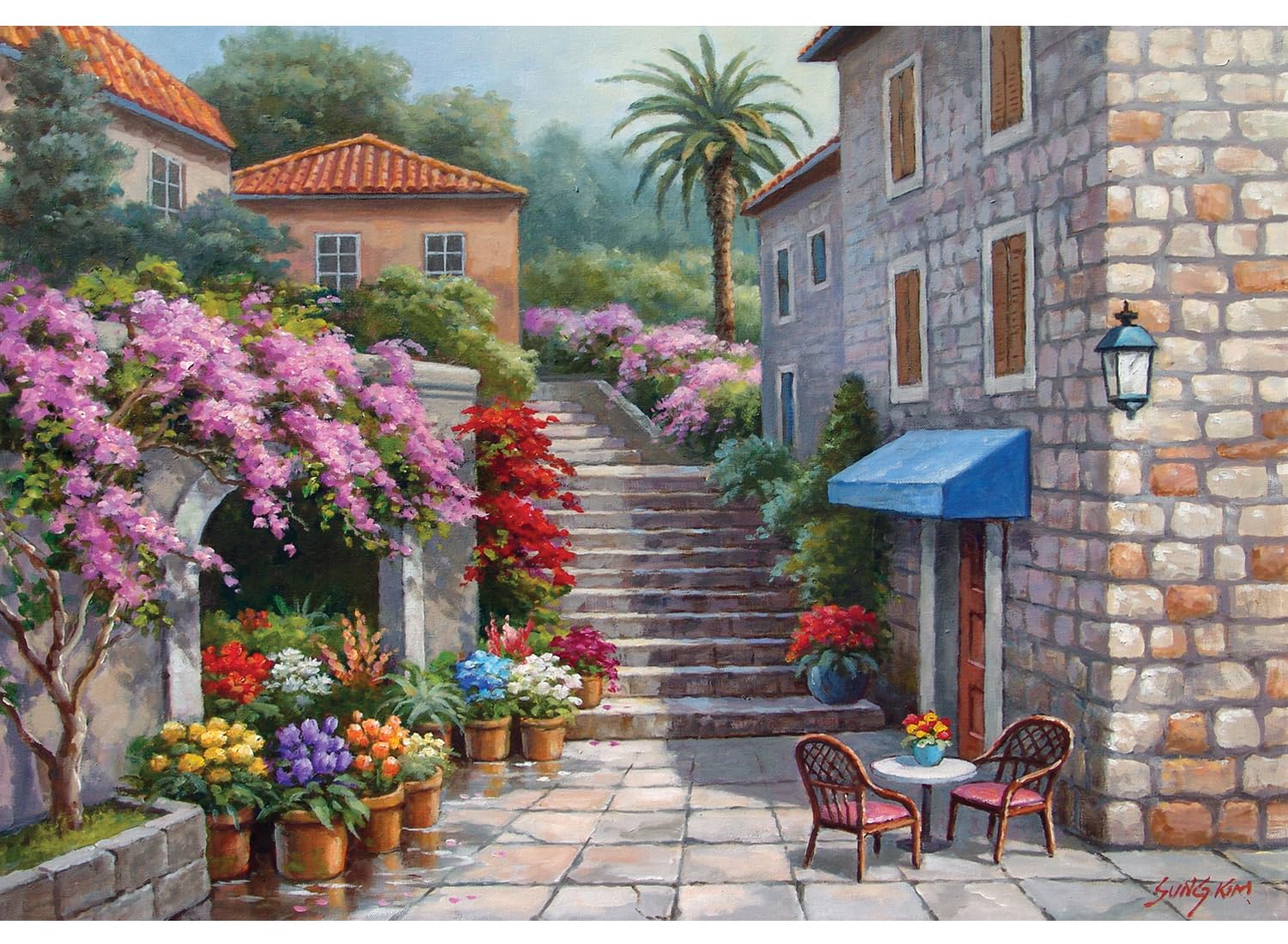 Anatolian Puzzle -Springtime Flower Shop 260 Piece Jigsaw Puzzle # 3329