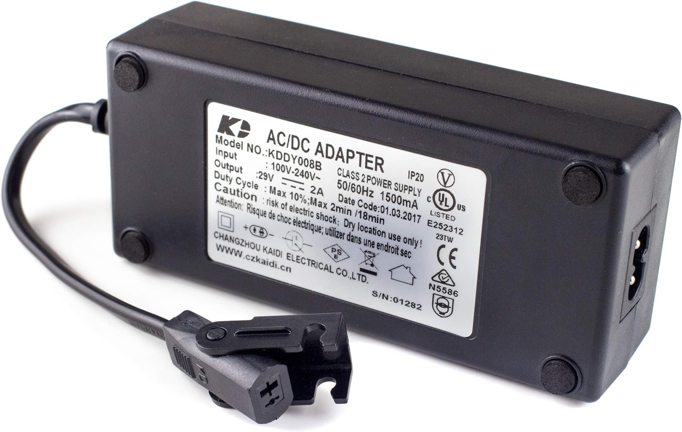 Kaidi Power Supply Adapter Transformer 29V 2A Electric Replacement Power Recliner Sofas or Lift Chair