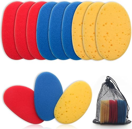 Ceramics - 12 esponjas de arcilla para arcilla, esponja de arcilla para dar forma y limpiar esponja con esponja de arcilla de 3 densidades, esponja