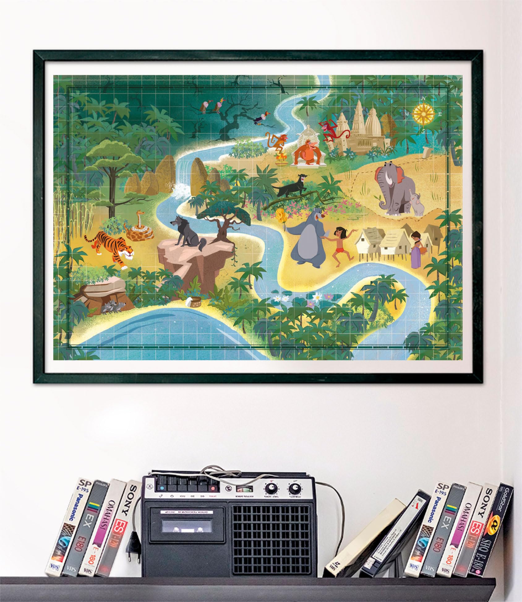 Amazon | Clementoni ジグソーパズル ストーリー マップ - ジャングル